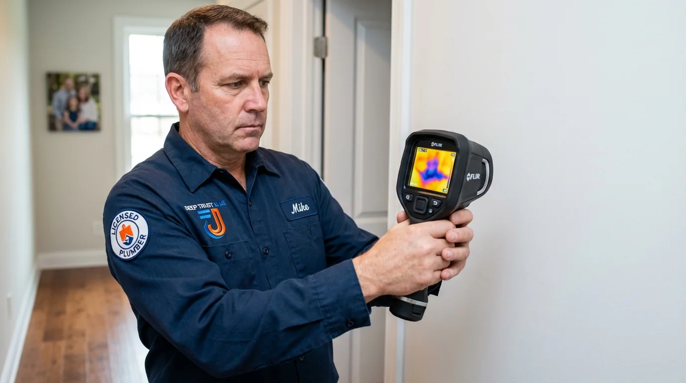Thermal imaging leak detection by Johns Plumbing LLC in Bean Station